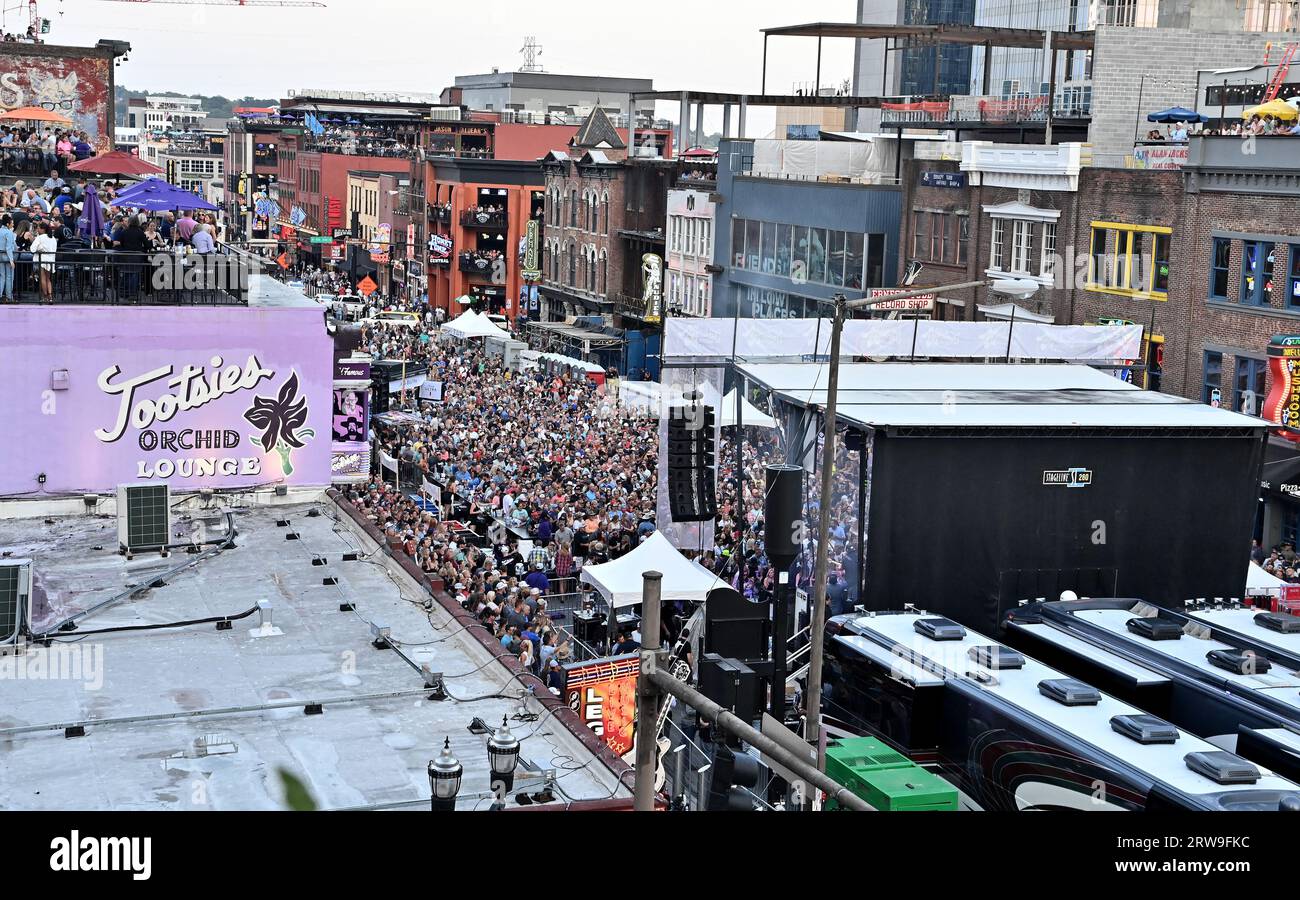 Nashville, USA. 17th Sep, 2023. Tootsie's Orchid Lounge Annual Birthday