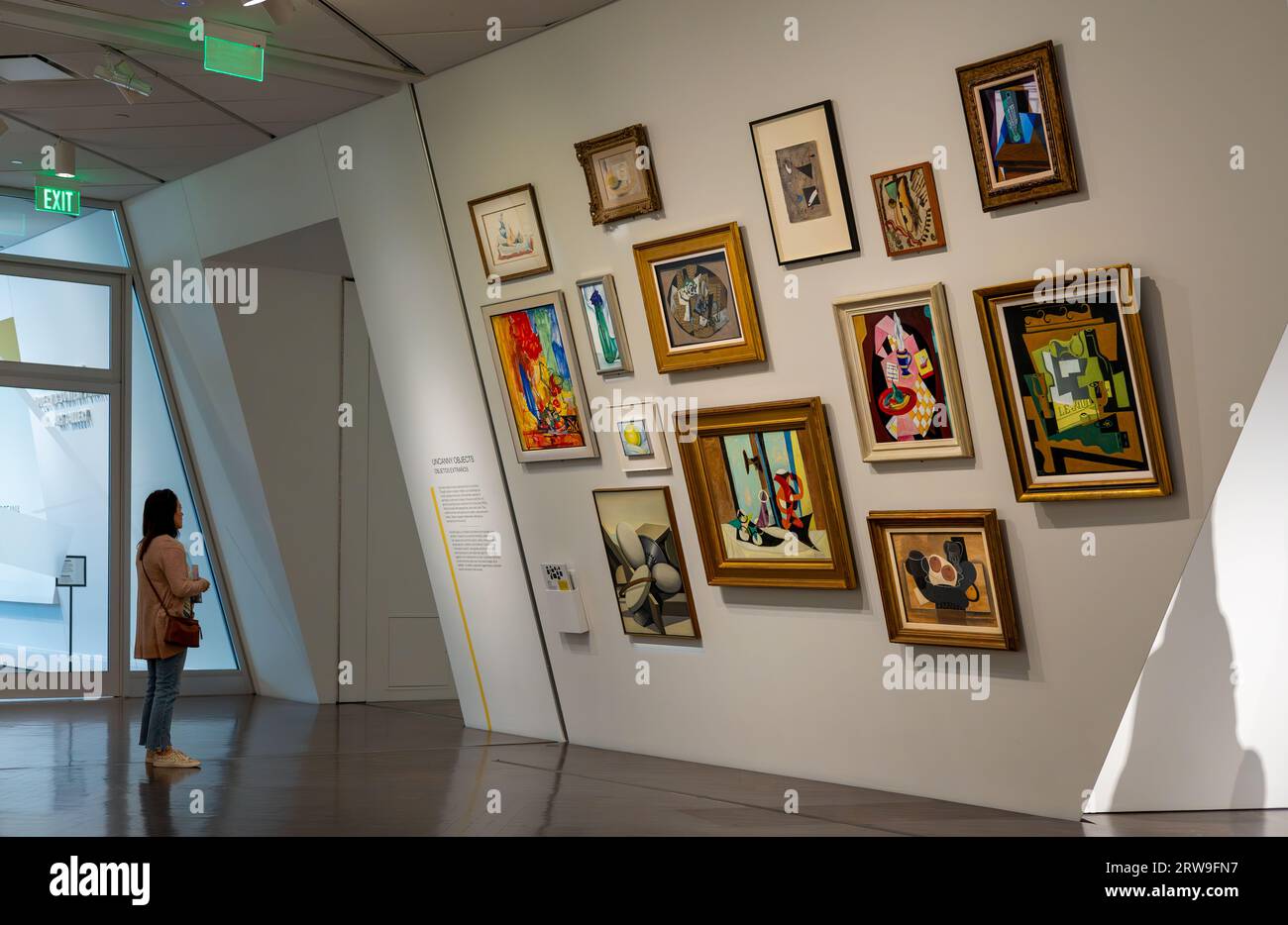 Denver, Colorado - September 9, 2023: Denver Art Museum interior Stock Photo