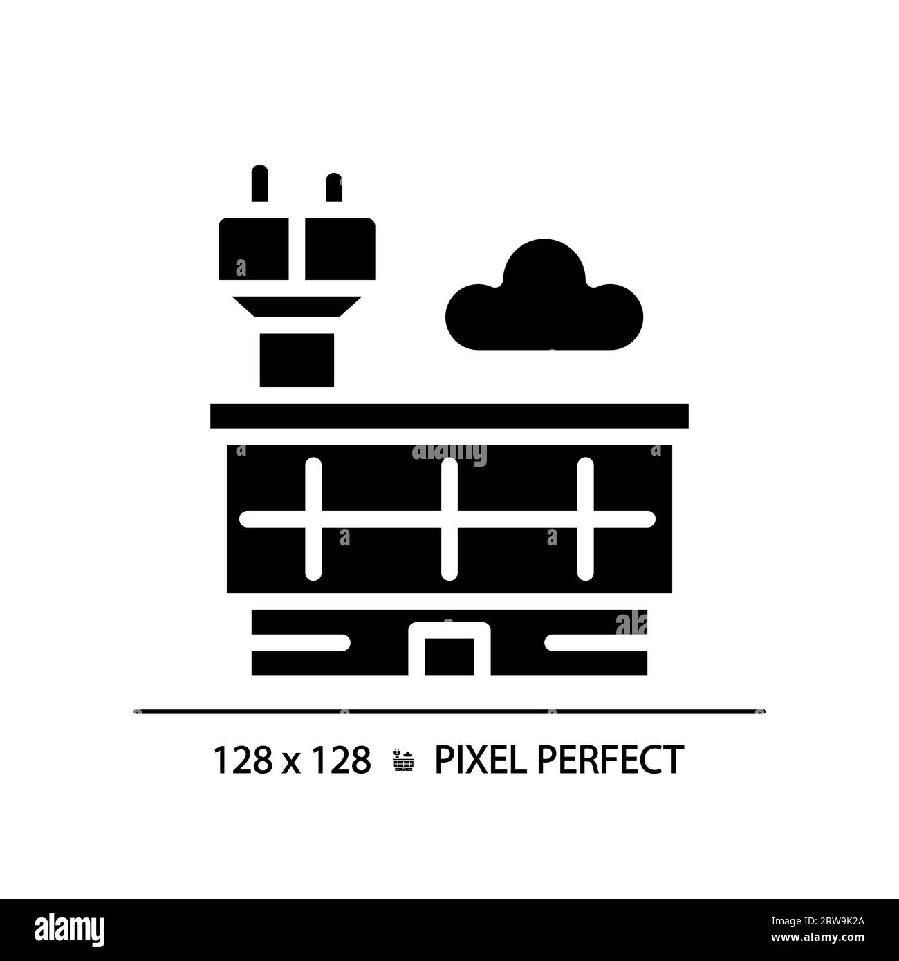 Building illustration 2d Black and White Stock Photos & Images - Alamy