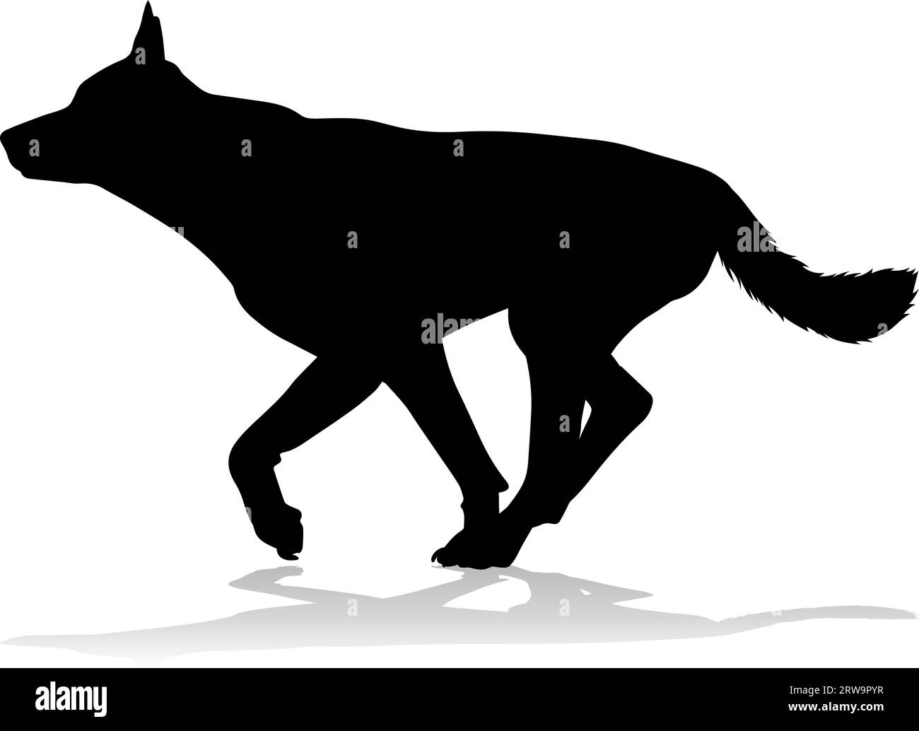 dog-silhouette-pet-animal-stock-vector-image-art-alamy
