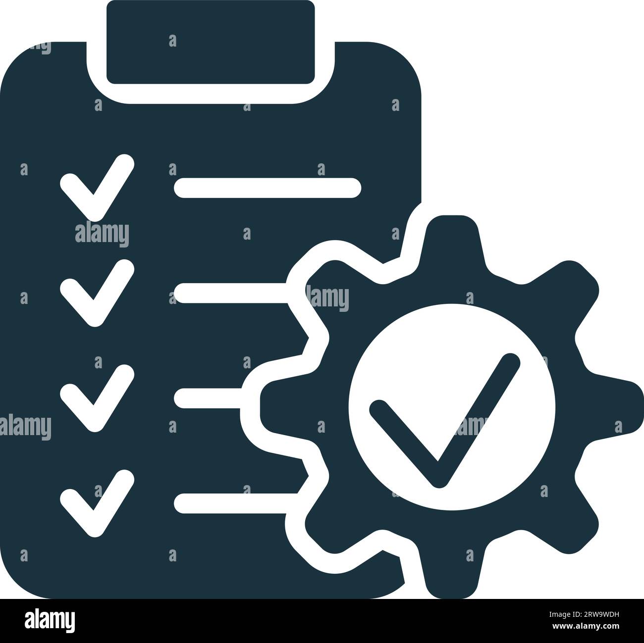 GTD icon. Monochrome simple sign from productivity collection. GTD icon