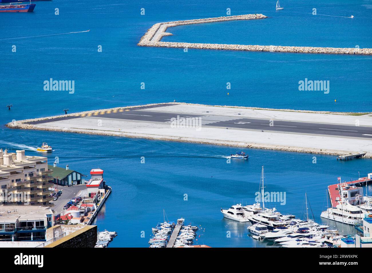 Aerial photo of gibraltar hi-res stock photography and images - Alamy