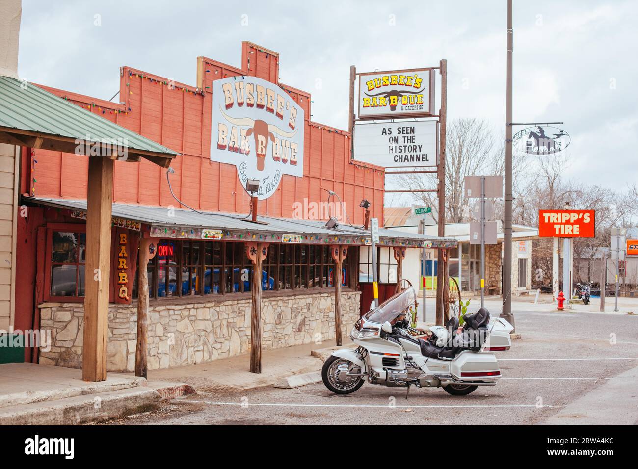Bandera, USA, January 27 2019: Bandera is a small town in Texas considered the 'Cowboy Capital of the World' Stock Photo