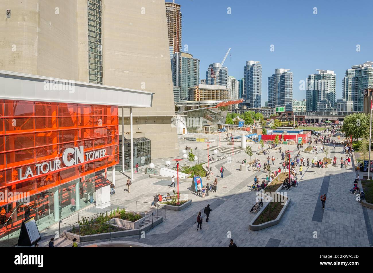 Toronto, Canada, 26 may 2013 CN tower entrance in Toronto, Ontario