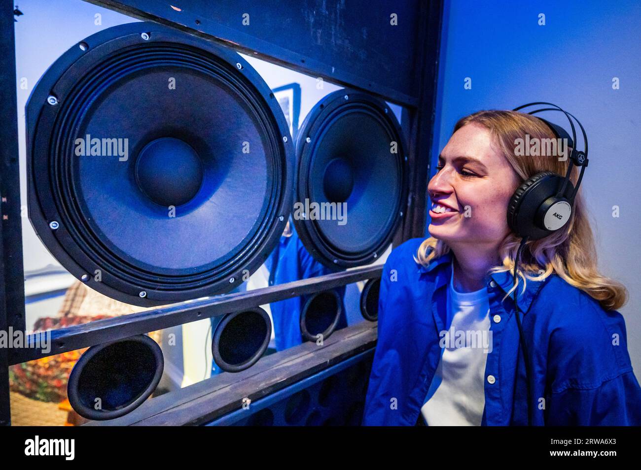 London, UK. 18th Sep, 2023. Home music installation by Nicholas Daley ...
