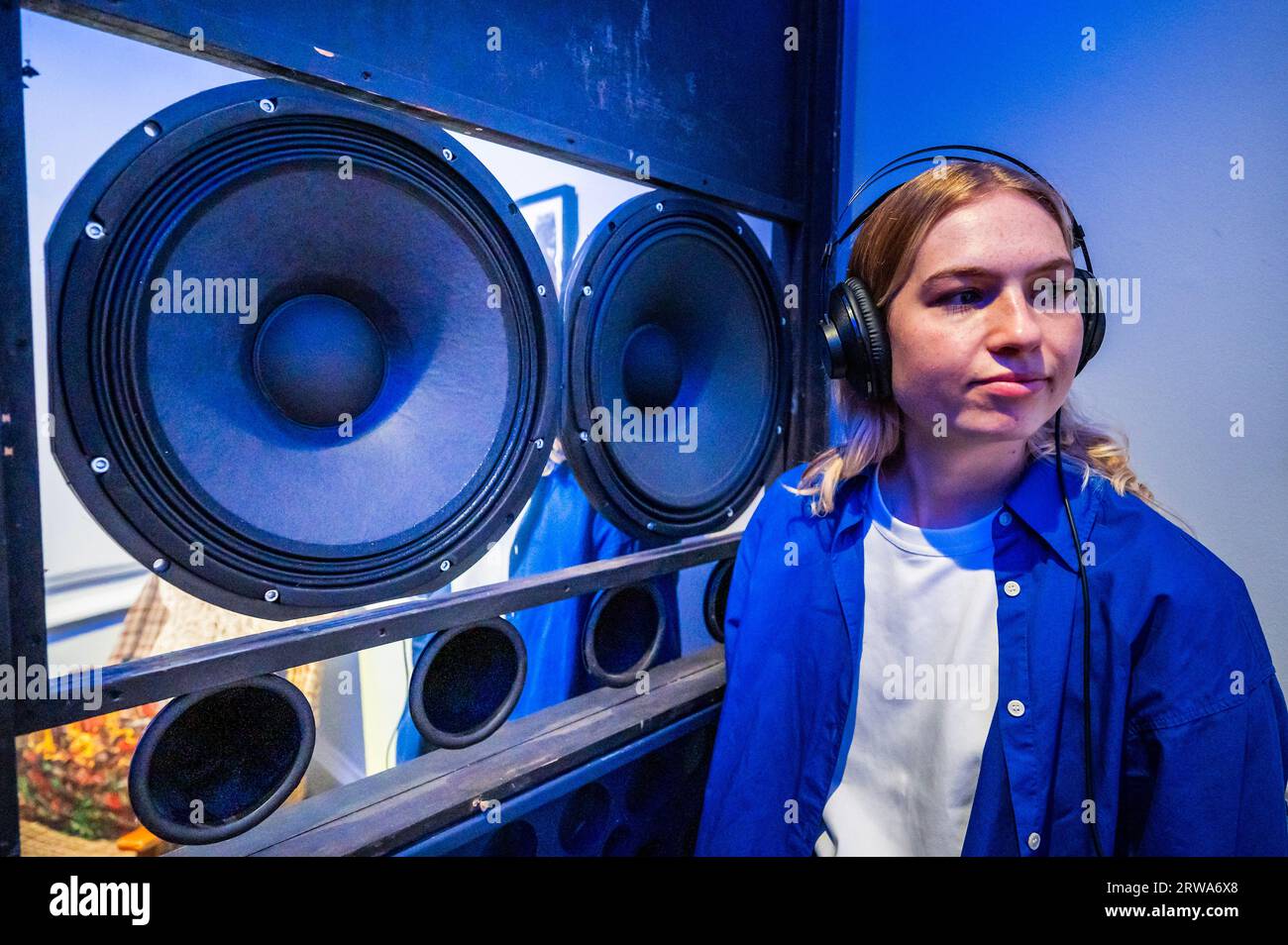 London, UK. 18th Sep, 2023. Home music installation by Nicholas Daley ...