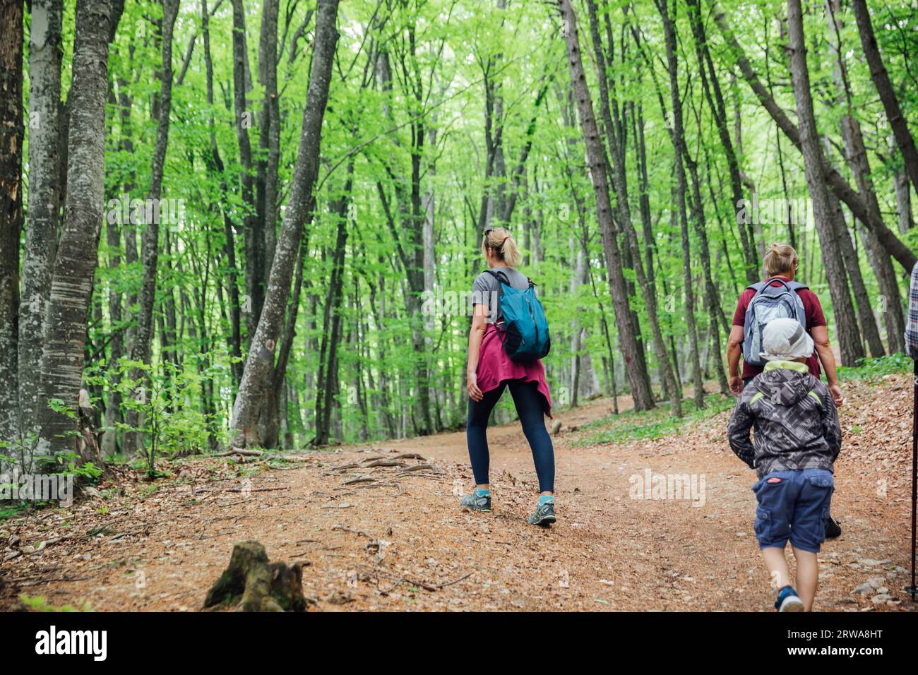 Hiking man walking toward camera hi-res stock photography and images ...