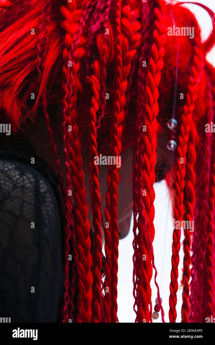Dyed red hair hi-res stock photography and images - Alamy