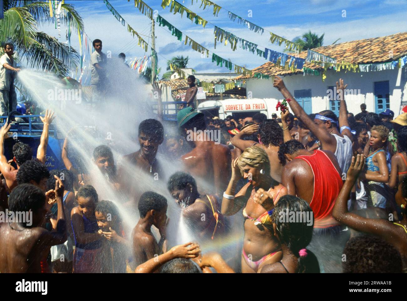 Refreshment at carnival Stock Photo