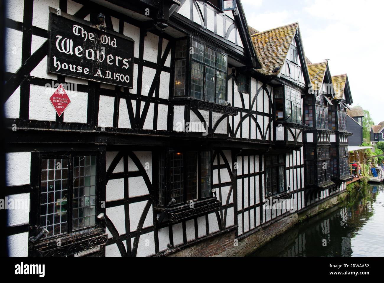 The old Weavers house. Canterbury, England. Stock Photo