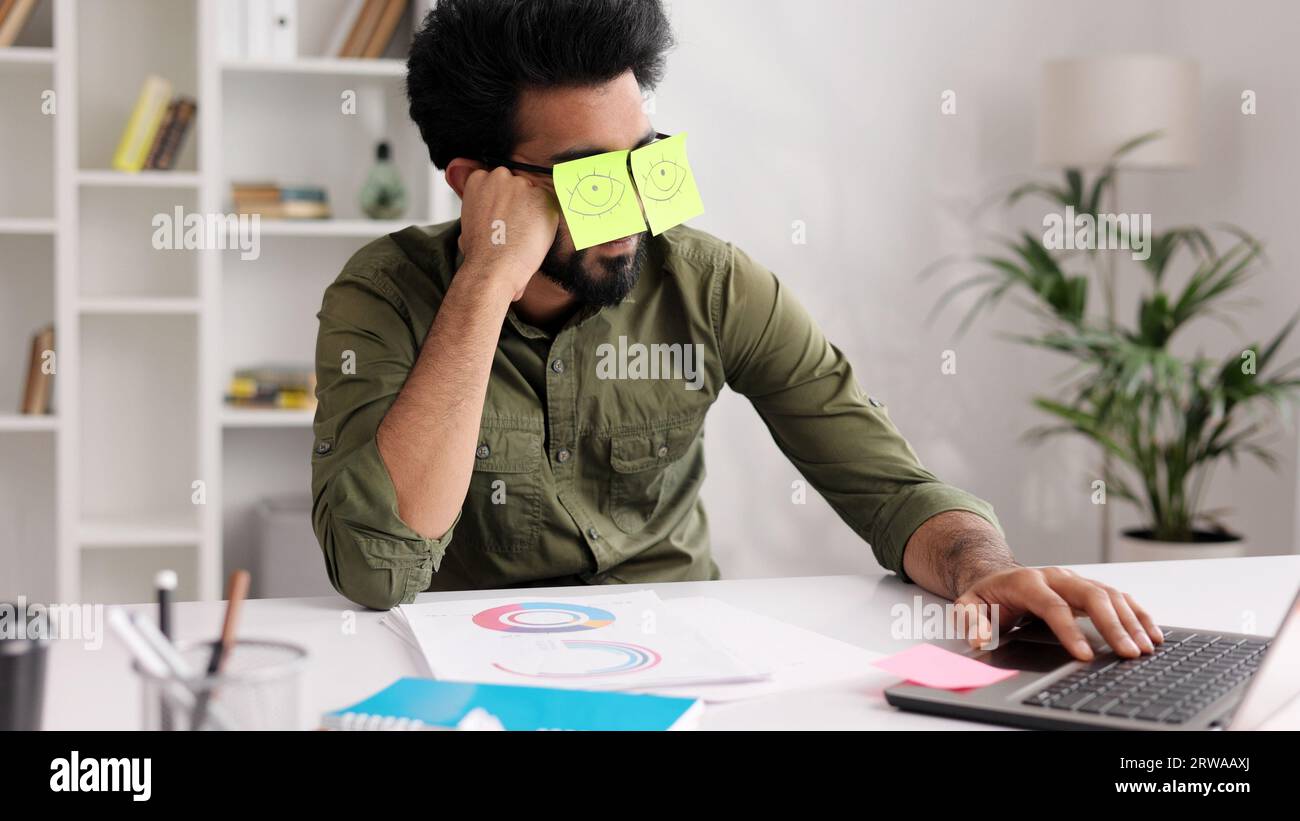 Girl falling asleep on computer hi-res stock photography and images - Alamy