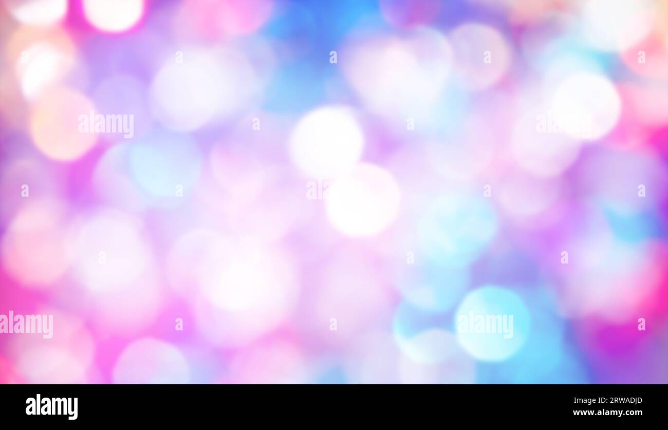 Christmas lights. Holiday lights background. Stock Photo