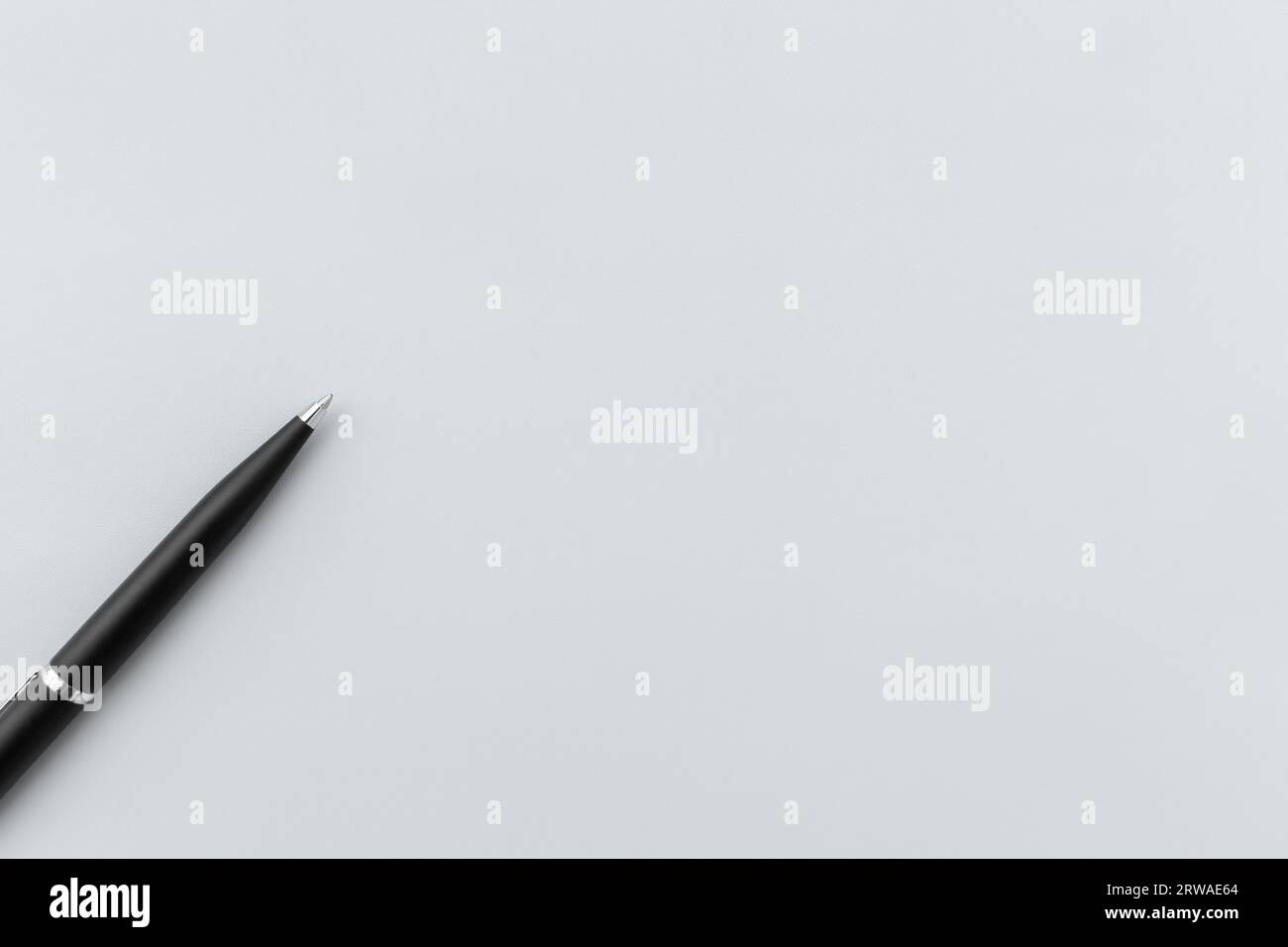Pen isolated on grey background. After some edits. Stock Photo