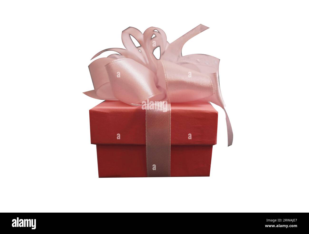 isolated on white background smart gift box Stock Photo - Alamy