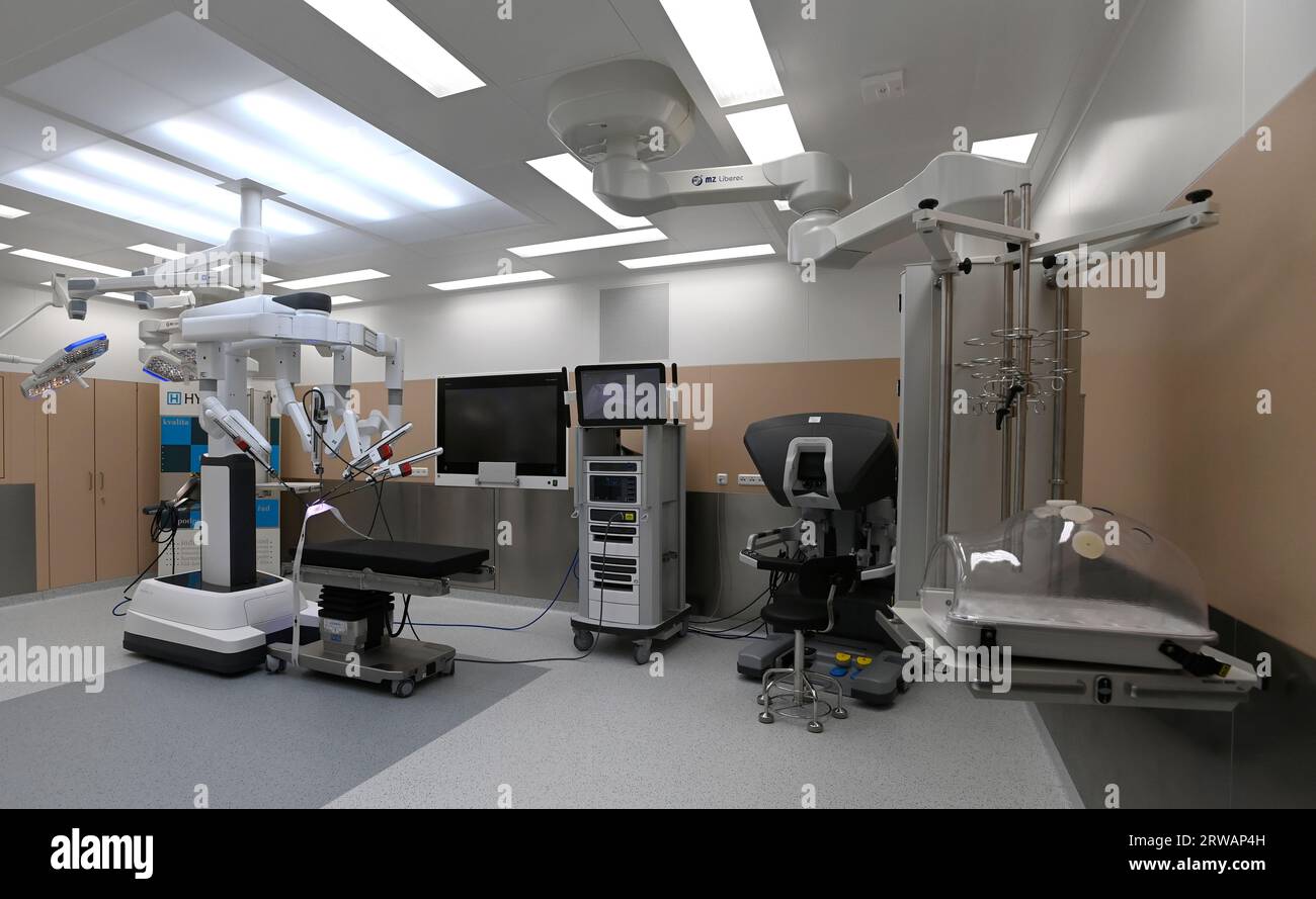 Zlin, Czech Republic. 18th Sep, 2023. The da Vinci Surgical System