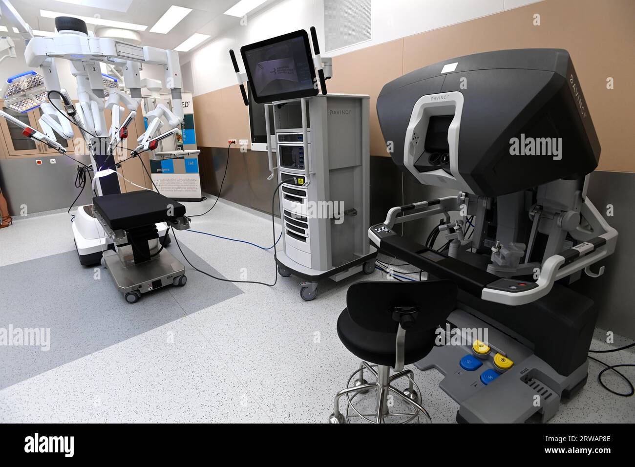 Zlin, Czech Republic. 18th Sep, 2023. The da Vinci Surgical System