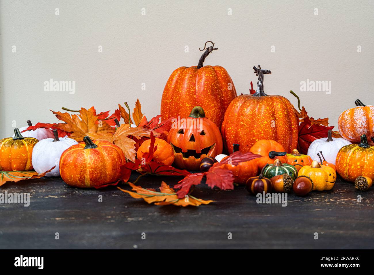 Hallowween party decorations Stock Photo