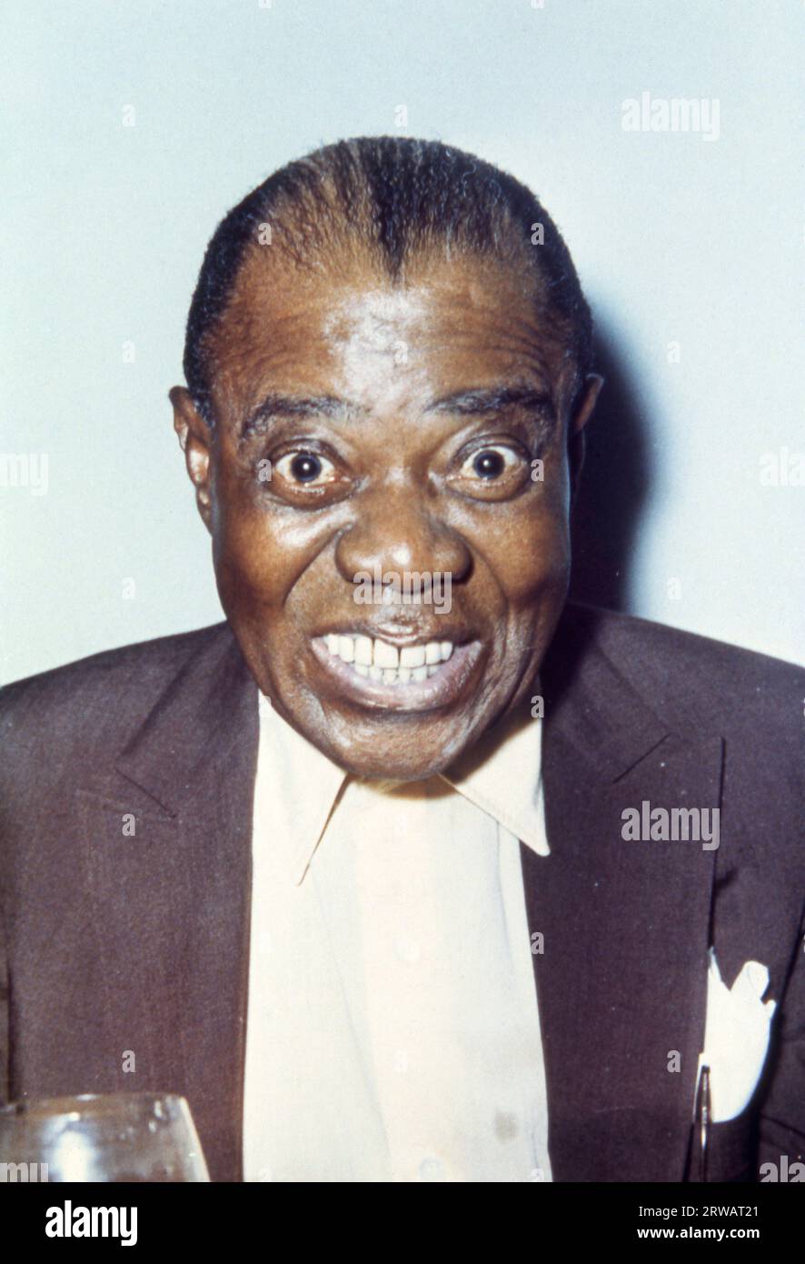 American jazz trumpet player Louis Armstrong, pictured in 1970. (AP