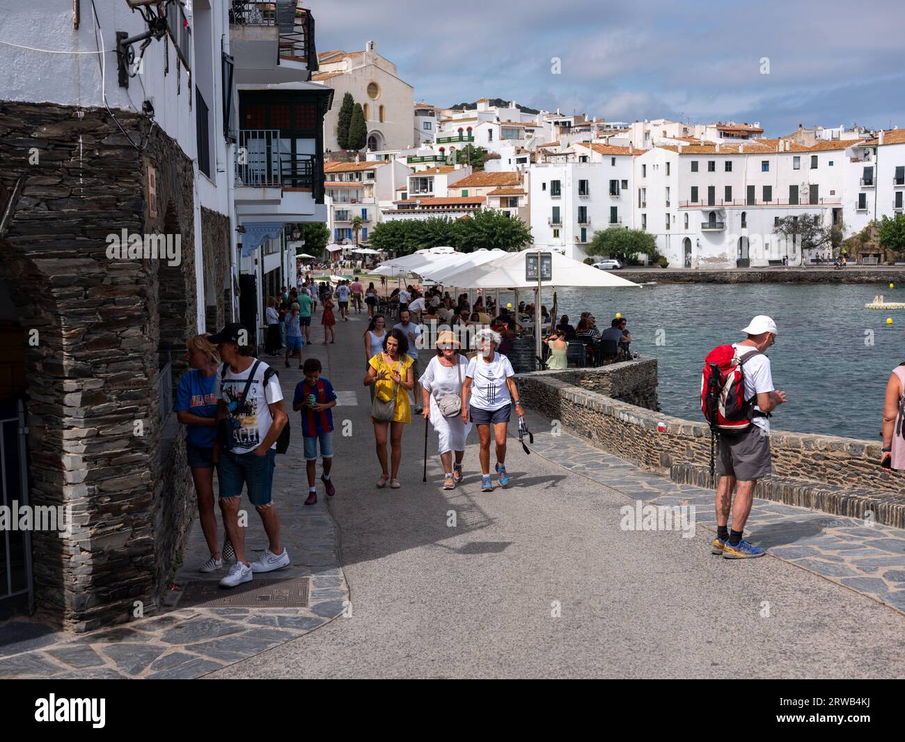 The town of Cadaques in Catalonia, Spain. Stock Photo