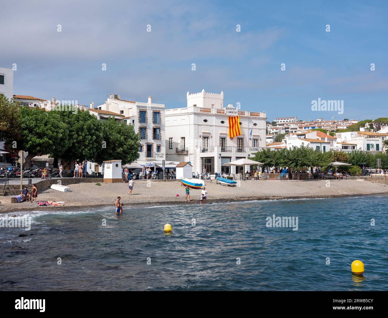 The town of Cadaques in Catalonia, Spain. Stock Photo