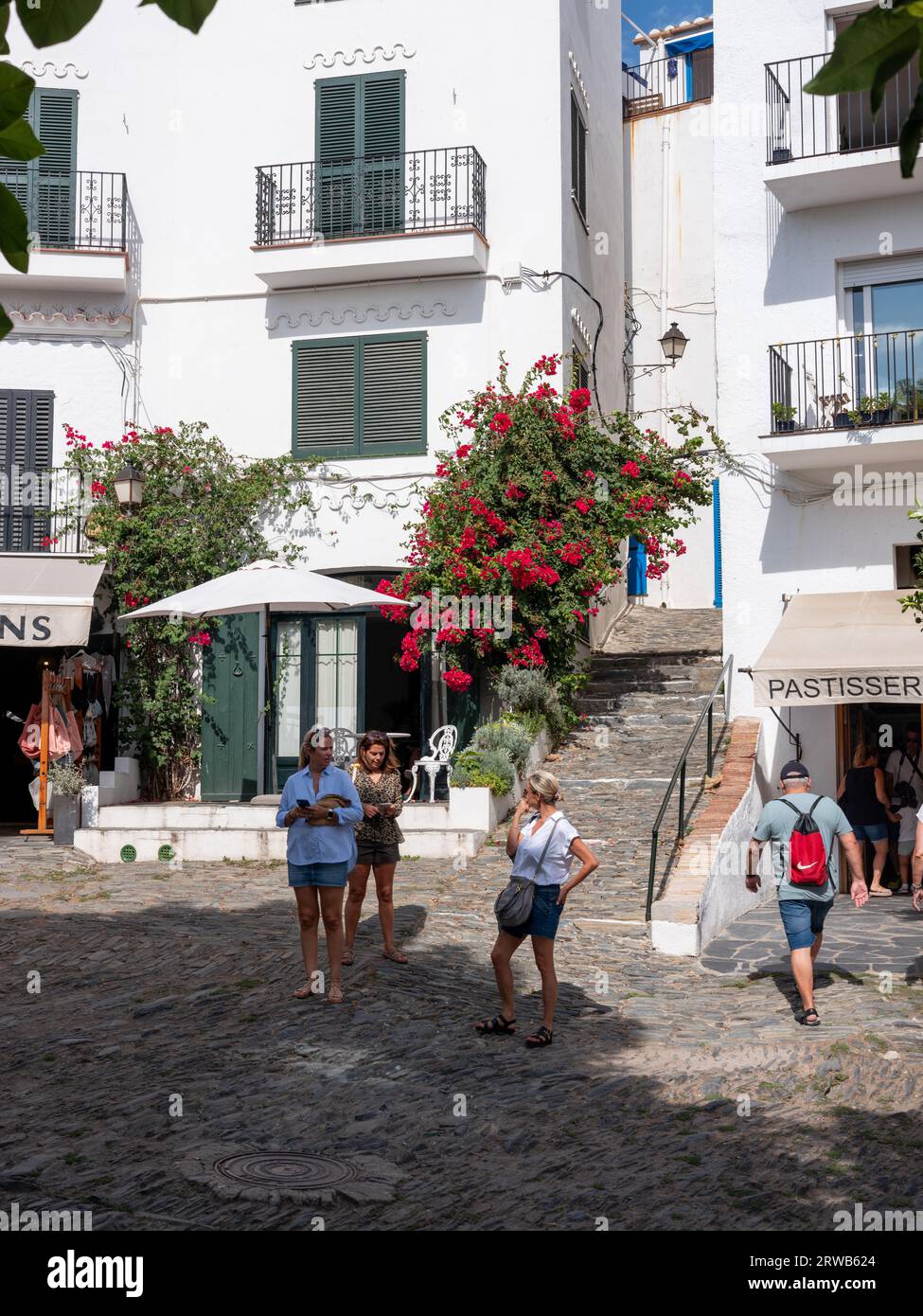 The town of Cadaques in Catalonia, Spain. Stock Photo