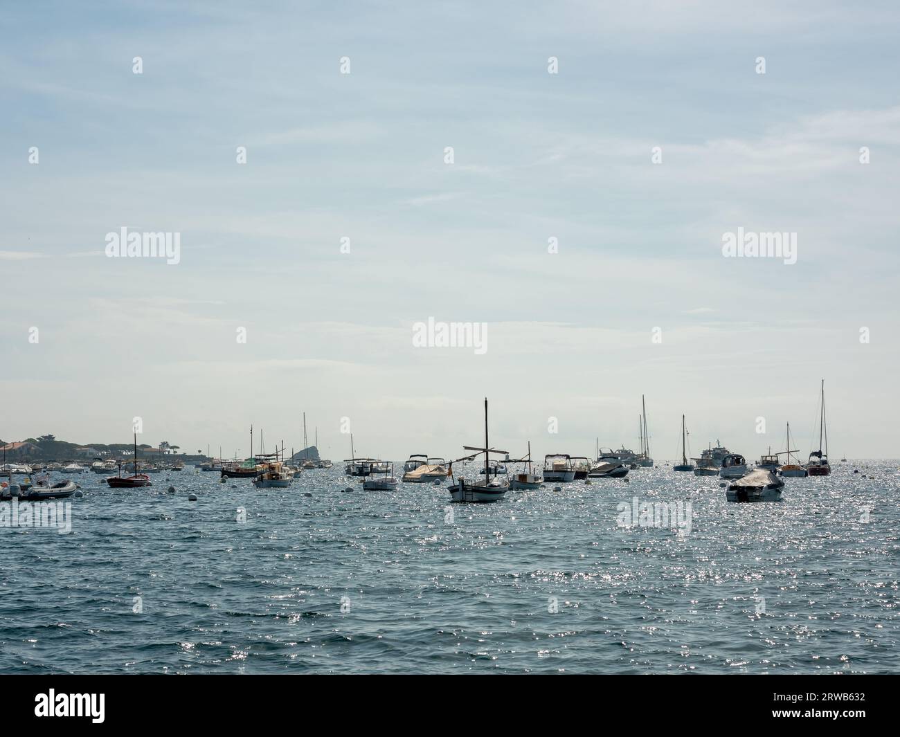 The town of Cadaques in Catalonia, Spain. Stock Photo