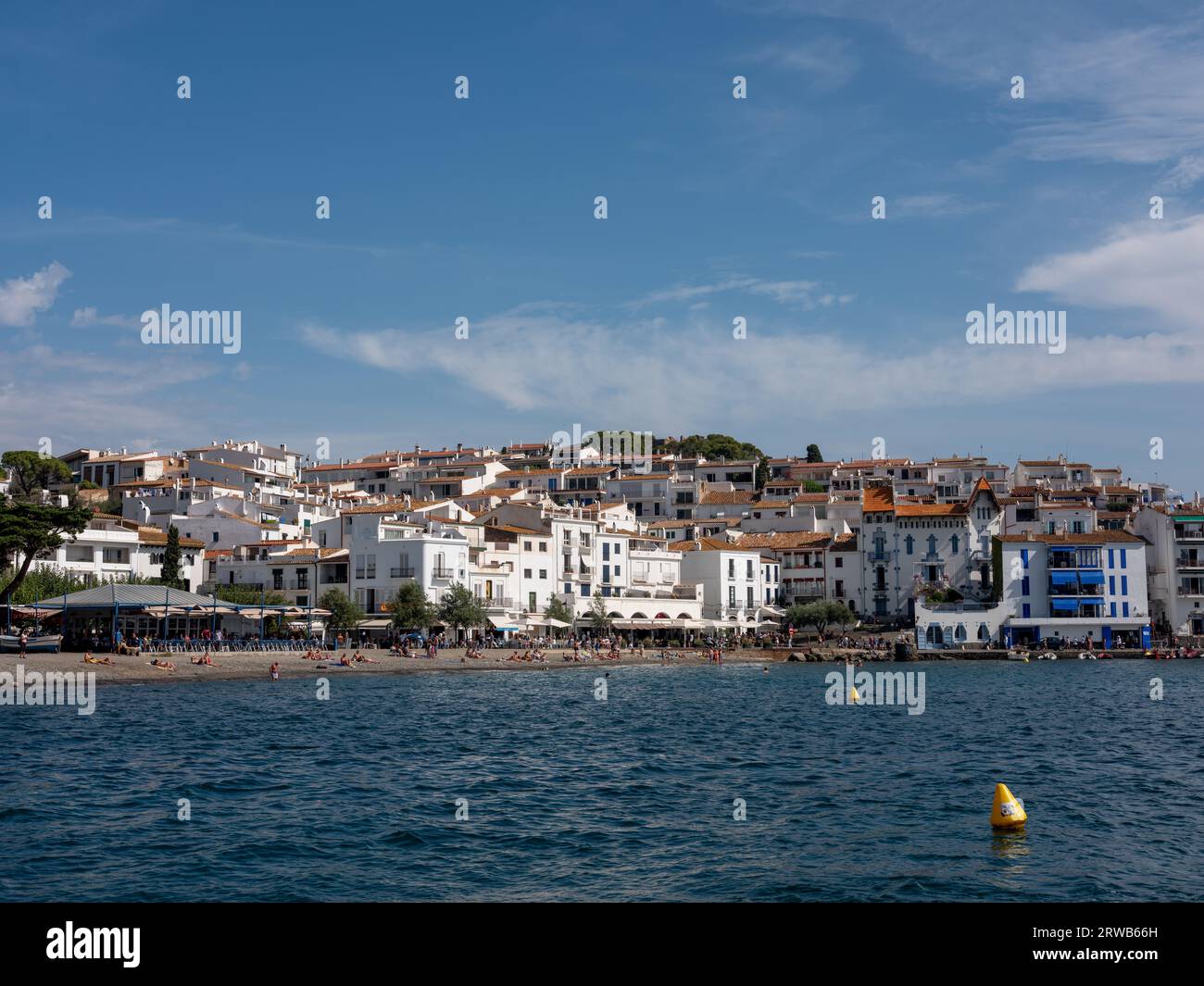 The town of Cadaques in Catalonia, Spain. Stock Photo