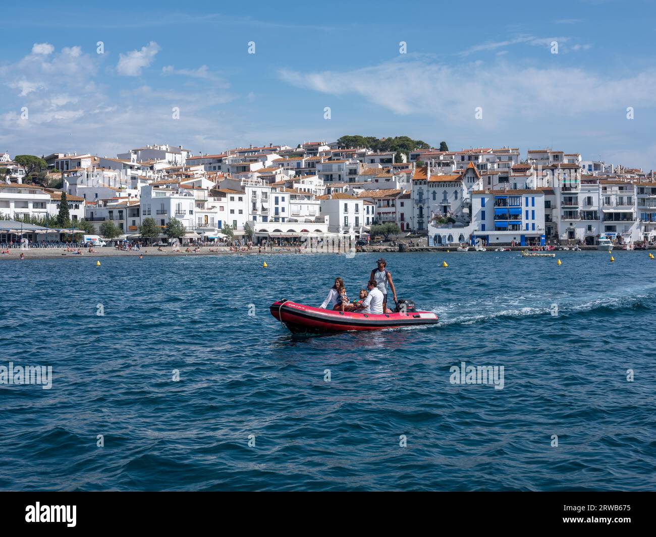 The town of Cadaques in Catalonia, Spain. Stock Photo