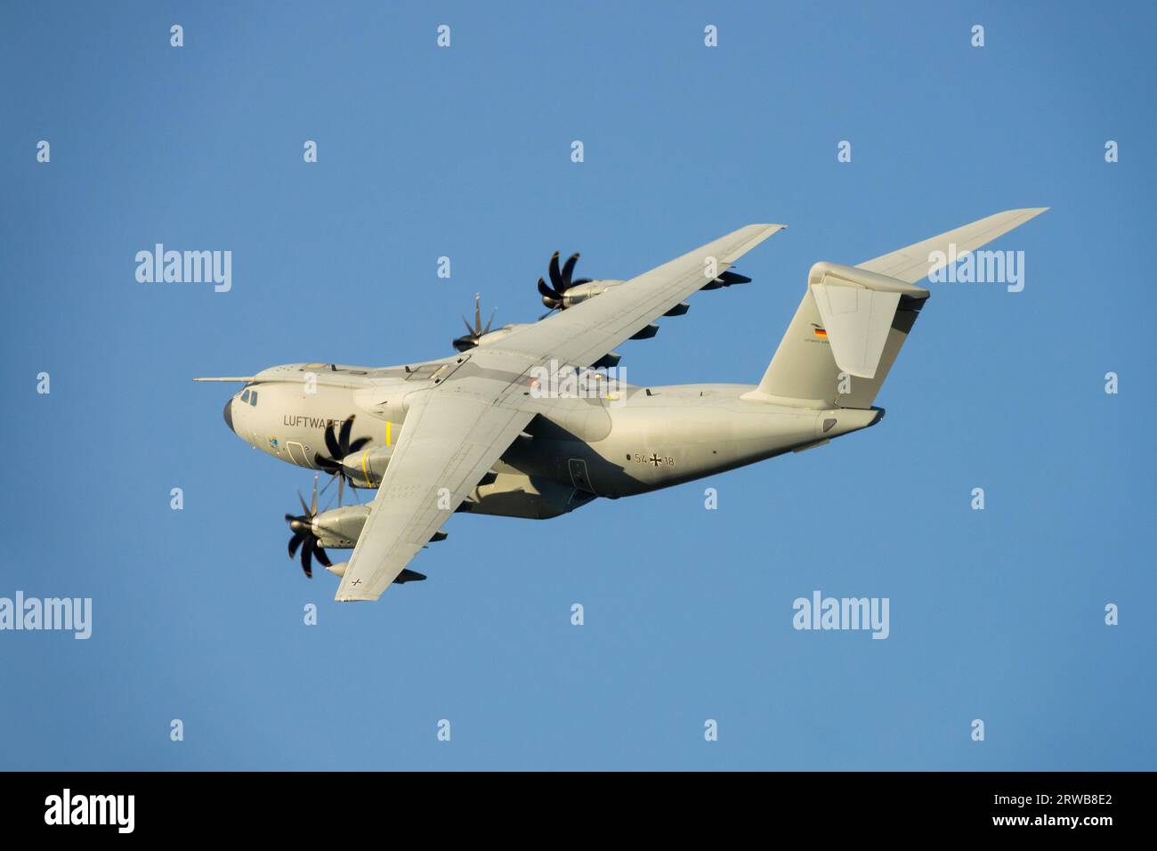 German Air Force, Aircraft, Airbus A400M Atlas, Military transport Stock Photo