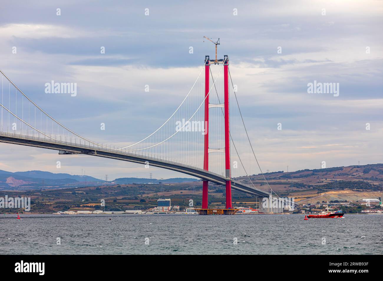 new bridge connecting two continents 1915 canakkale bridge (dardanelles