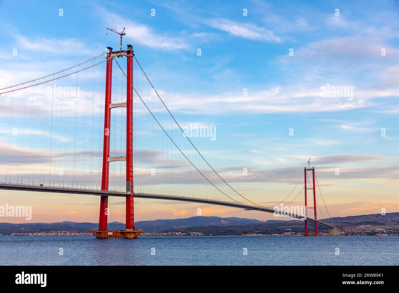 new bridge connecting two continents 1915 canakkale bridge (dardanelles