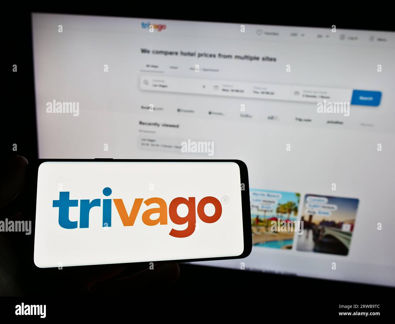 Trivago logo hires stock photography and images Alamy