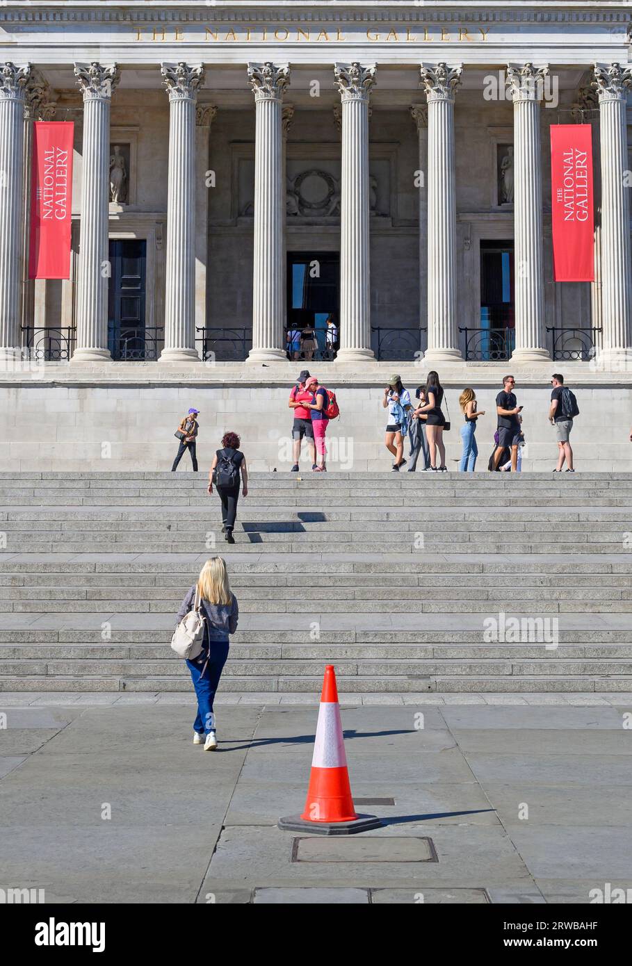 London, England, UK. The National Gallery in Trafalgar Square Stock Photo