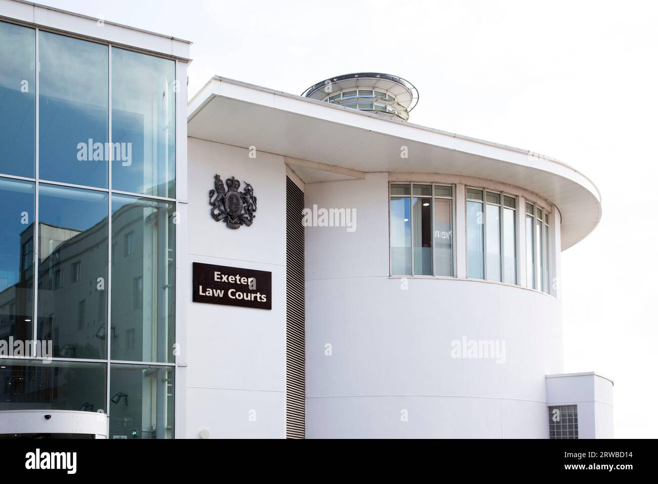 Exeter Law Courts, Exeter city, Devon, UK Stock Photo