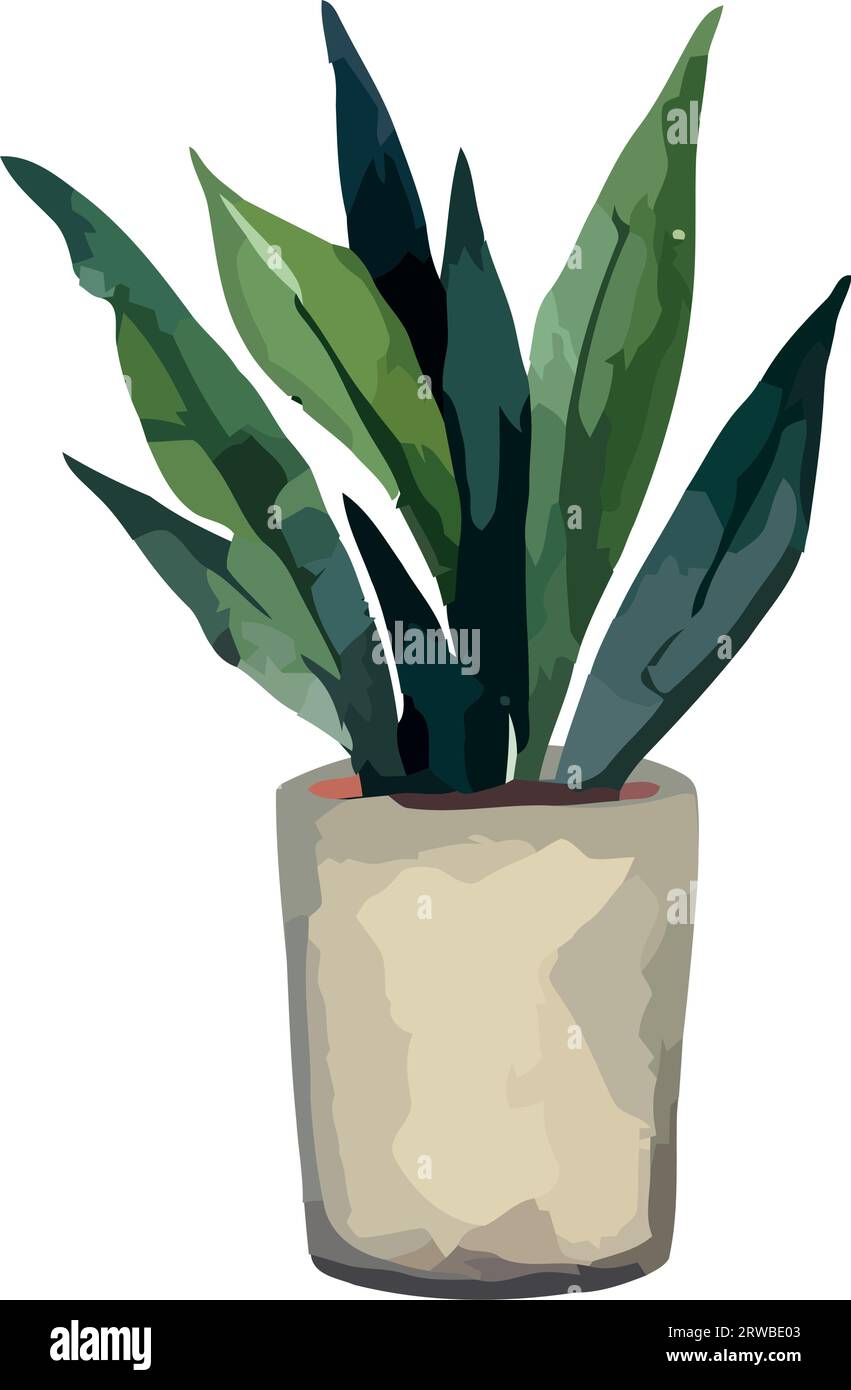 houseplant in gray pot icon Stock Vector Image & Art - Alamy