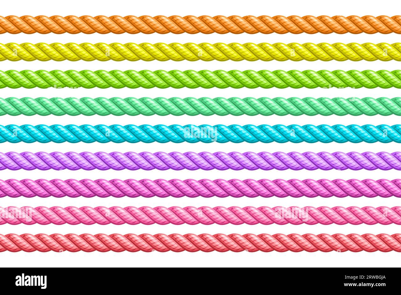Nylon ropes Stock Vector Images - Alamy