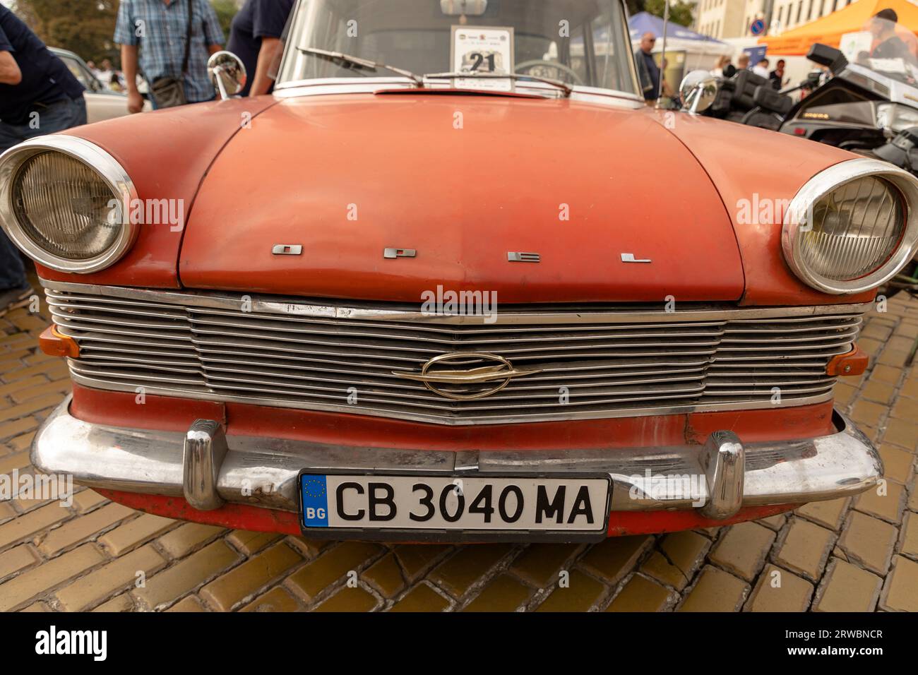 Sofia, Bulgaria September 17, 2023 Autumn Retro Parade of Old or