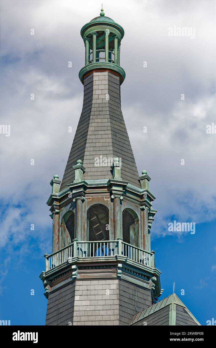 Central Railroad of New Jersey Terminal Detail, clock tower cupola