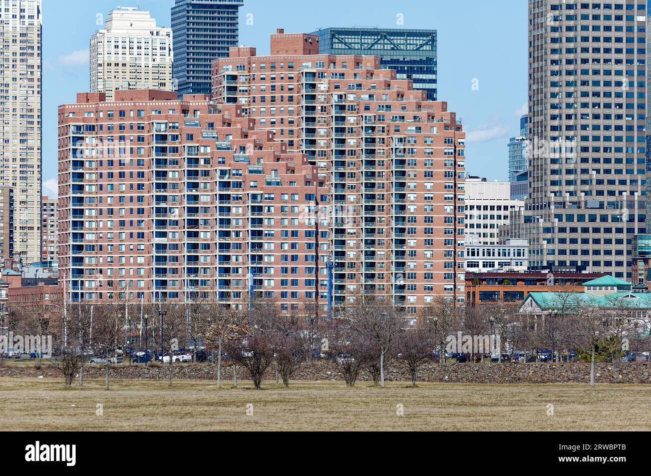 Portside Towers Apartments is a twotower apartment complex at 155 Washington Street in Jersey