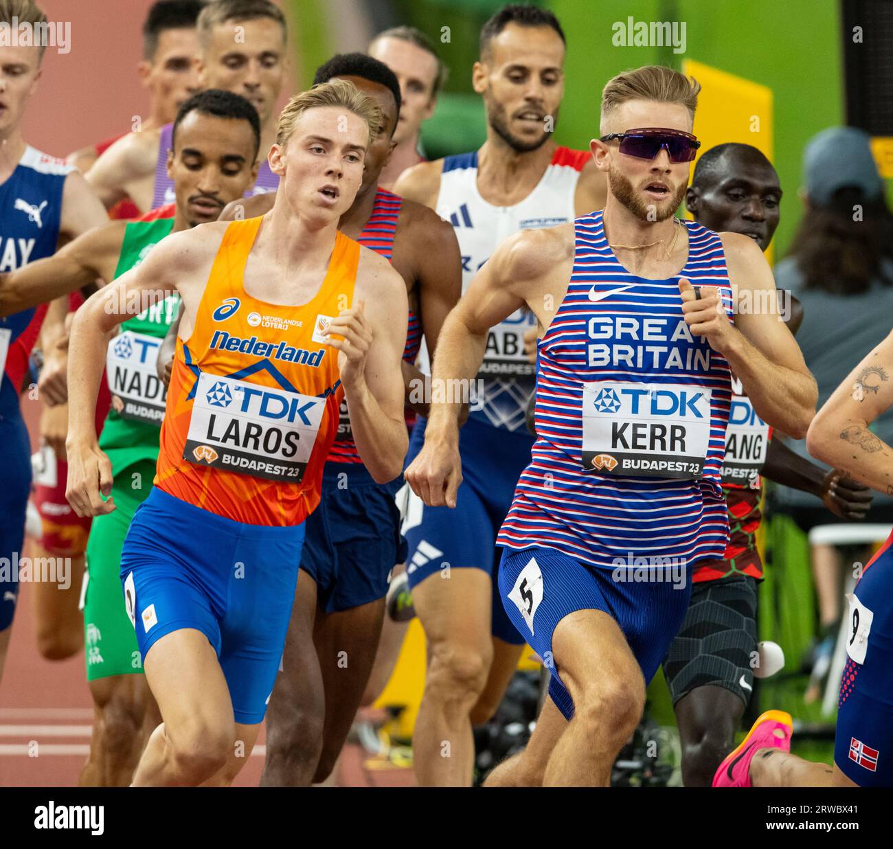 Josh Kerr of GB & NI competing in the1500m men final on day five at the