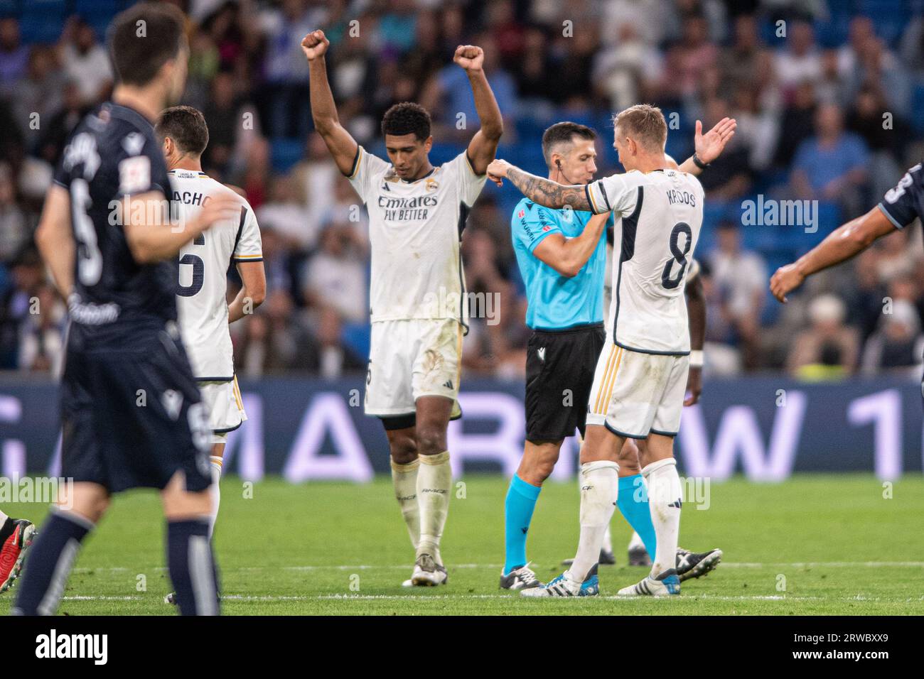 17th September 2023; Santiago Bernabeu Stadium, Madrid, Spain, Spanish