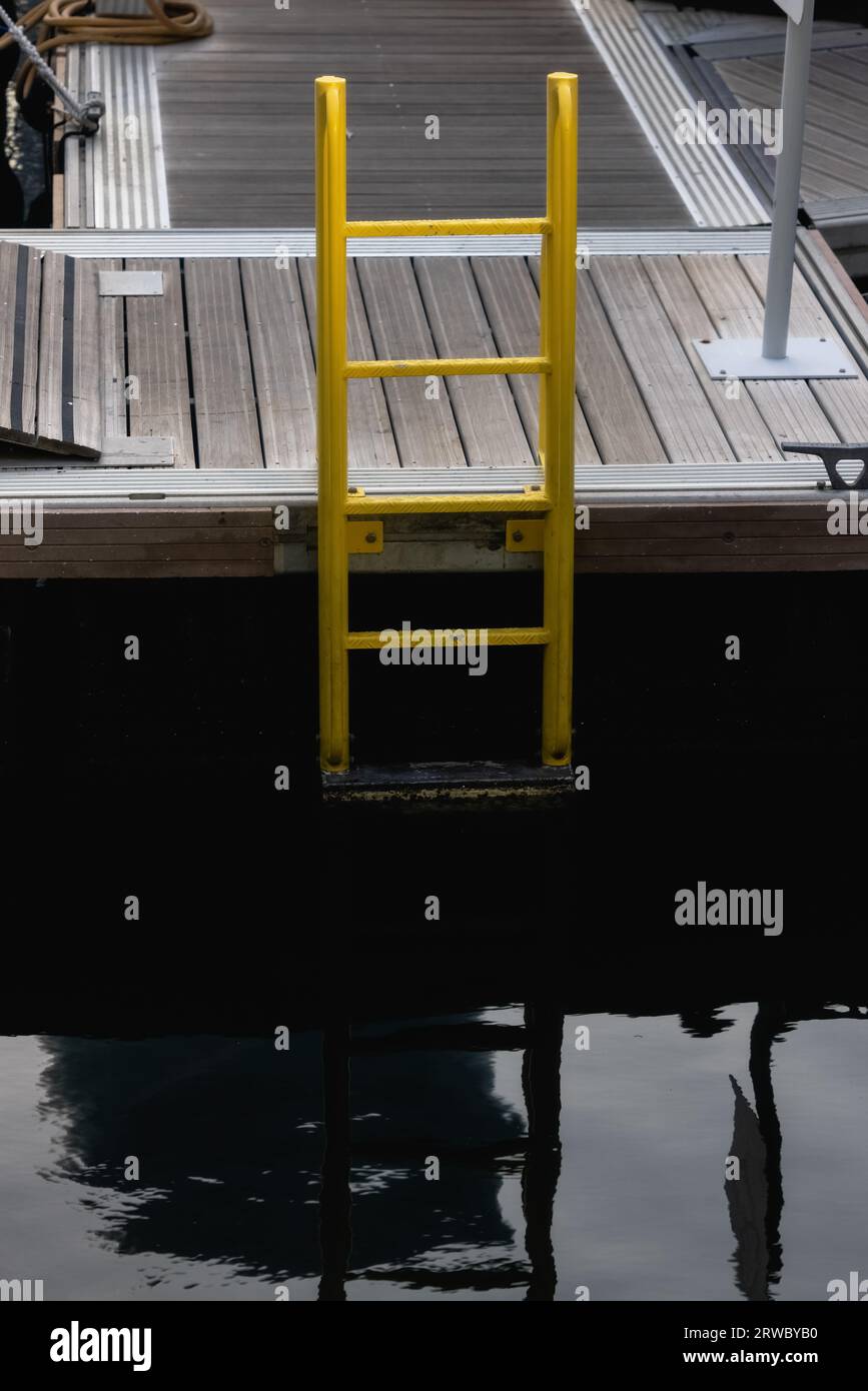 Pool ladder dive board hires stock photography and images Alamy