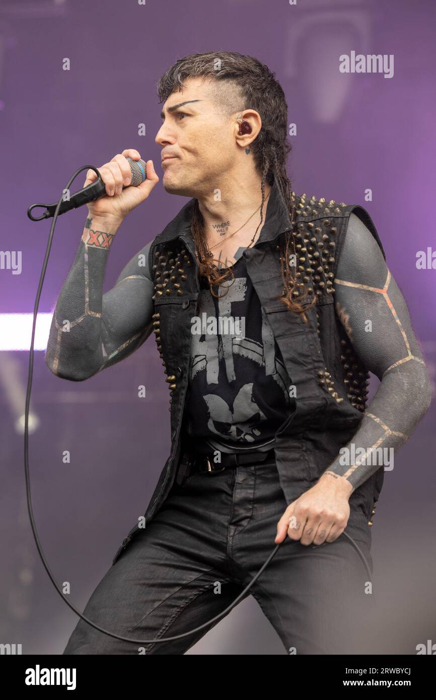 Chicago USA 17th Sep 2023 Davey Havok Of AFI During Riot Fest Music Chicago USA 17th Sep 2023 Davey Havok Of AFI During Riot Fest Music