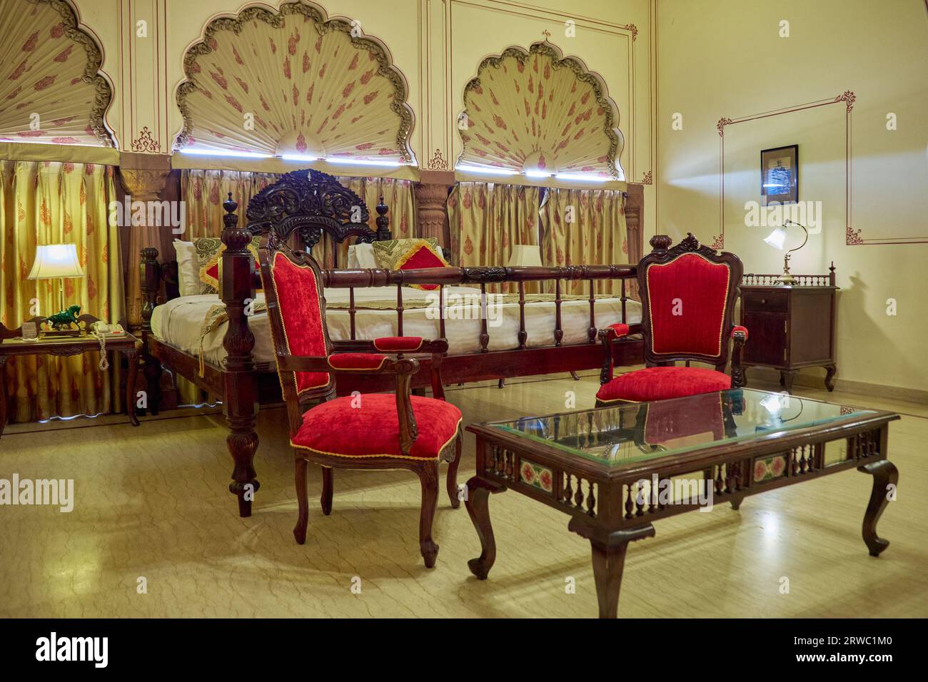 Elite Rajasthani boudoir Stock Photo