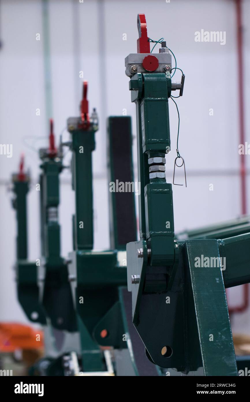 Stands for specific aviation engines Stock Photo Alamy