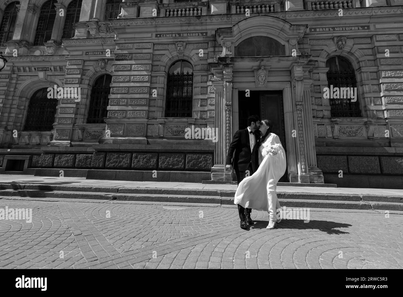 Indian wedding couple Black and White Stock Photos & Images Alamy