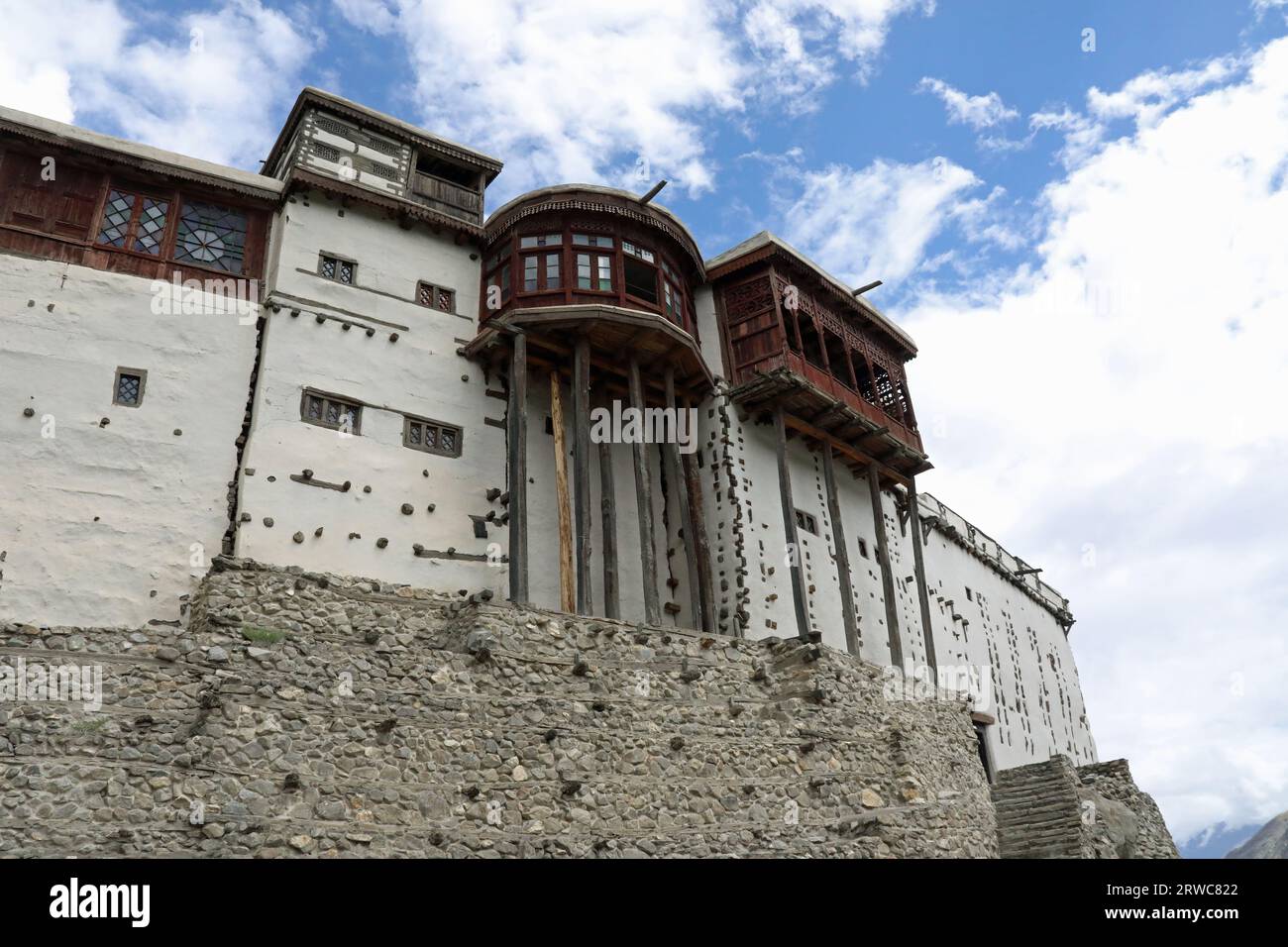 Baltit Fort in the Hunza Valley Stock Photo