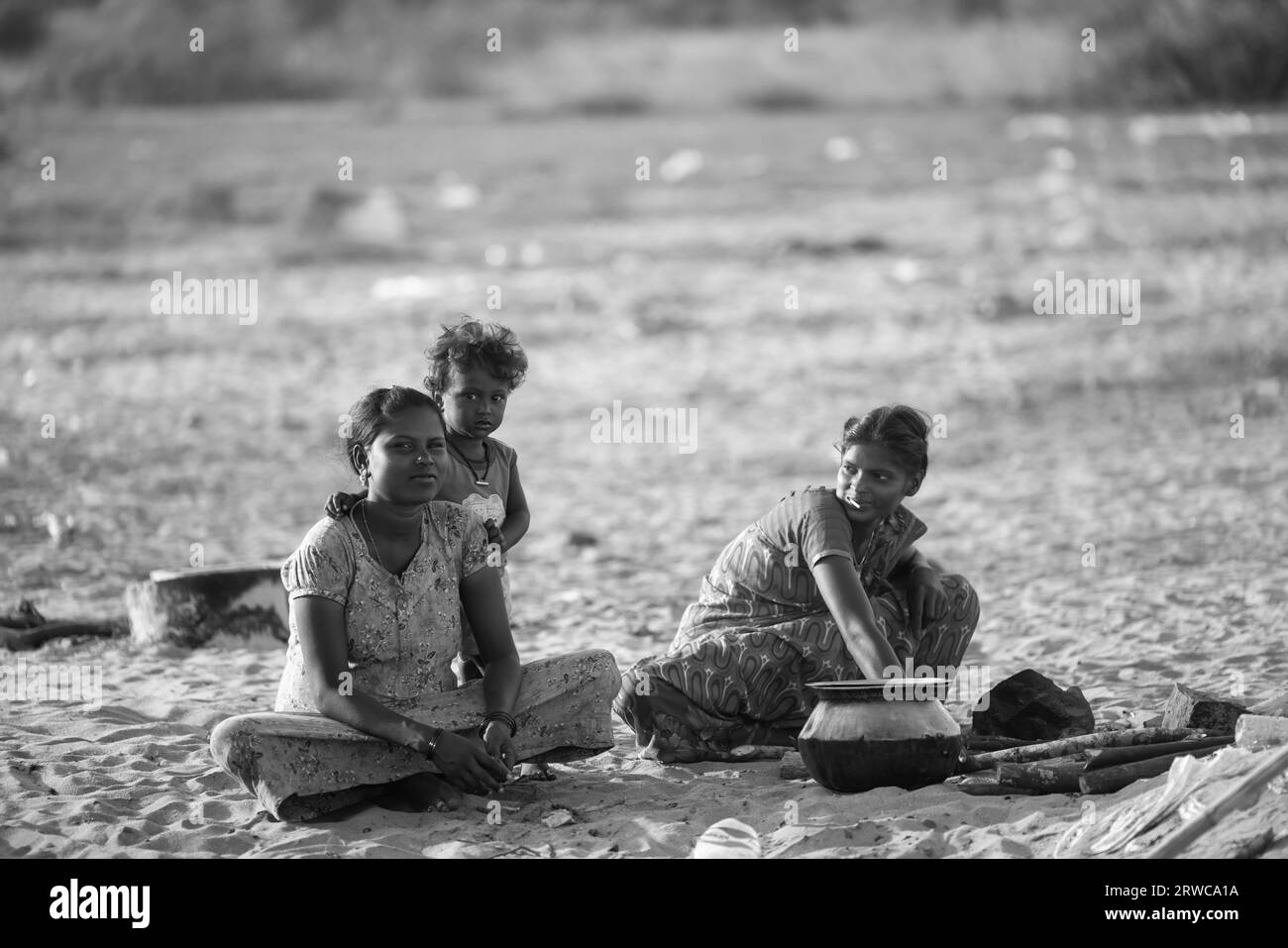 February 14, 2023, Chennai city, India: Nomadic people of India Stock
