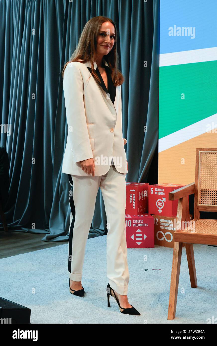 New York, United States. 17th Sep, 2023. Actress Natalie Portman