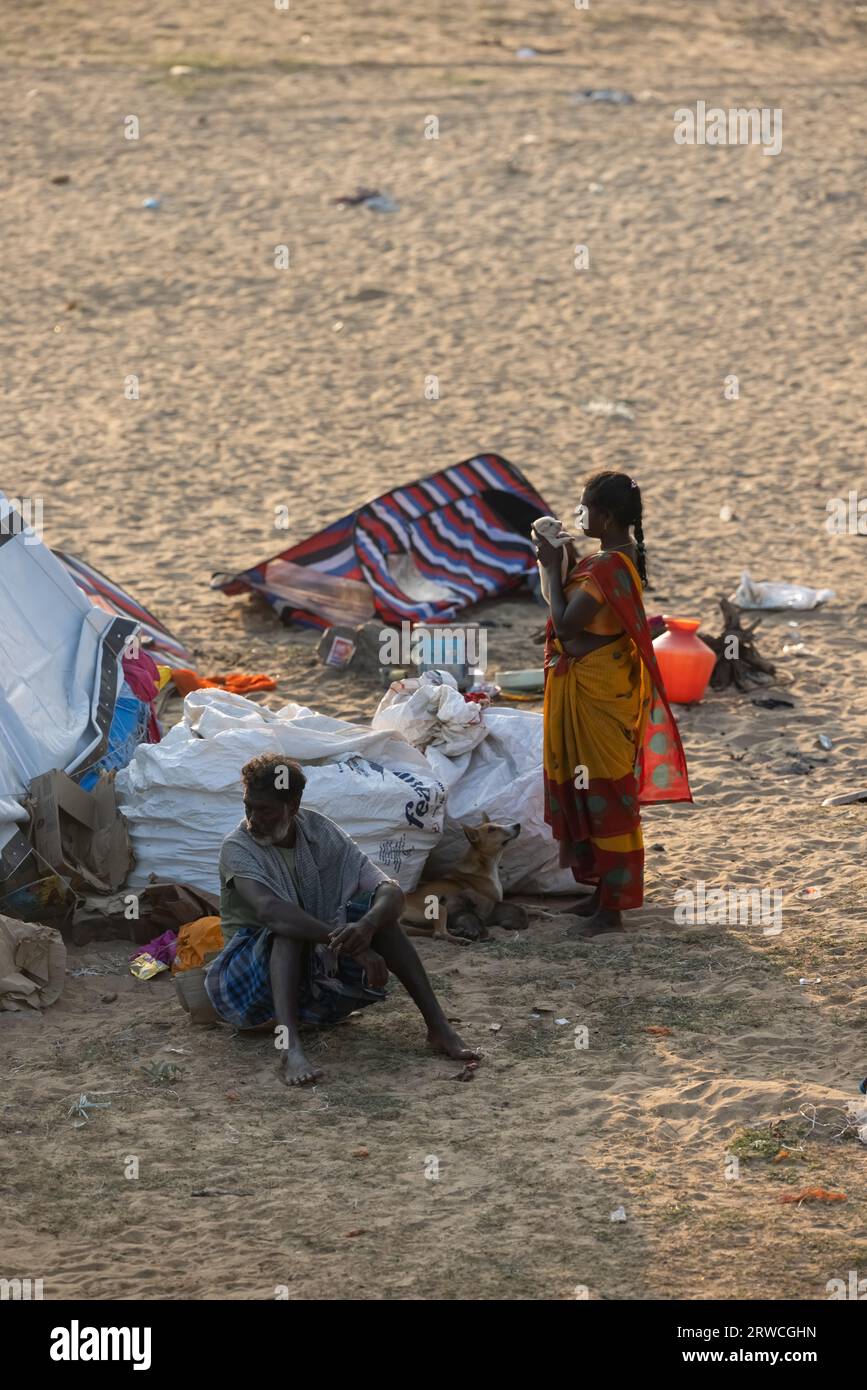 Tribal village india chennai hi-res stock photography and images - Alamy